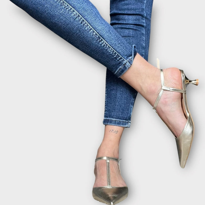 Sandali Orny Tacco 3 Cm - Made In Italy Vera Pelle - PinUp Shoes