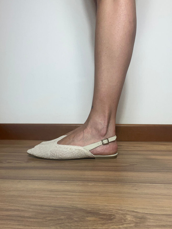 Slingback Corina Donna in Rete con Cinturino - PinUp Shoes