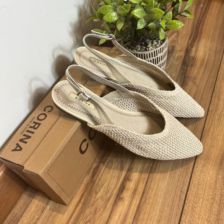 Slingback Corina Donna in Rete con Cinturino - PinUp Shoes