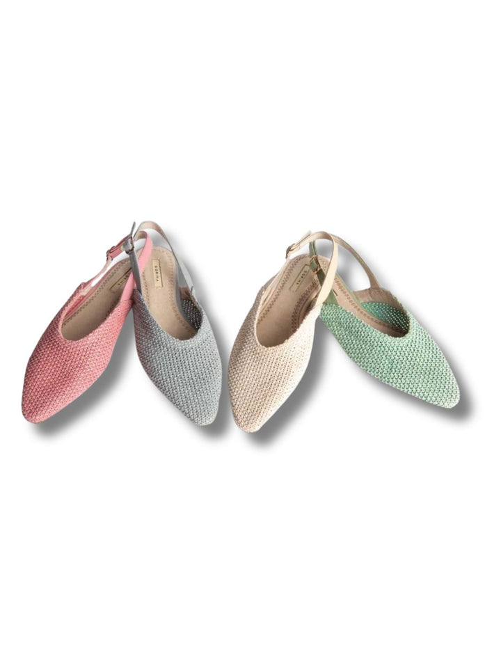 Slingback Corina Donna in Rete con Cinturino - PinUp Shoes