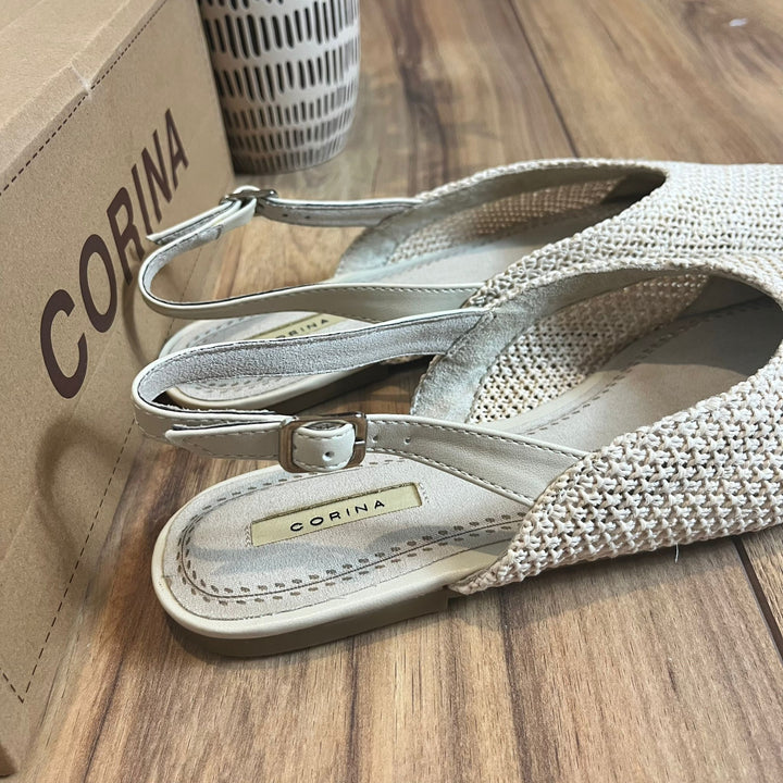 Slingback Corina Donna in Rete con Cinturino - PinUp Shoes