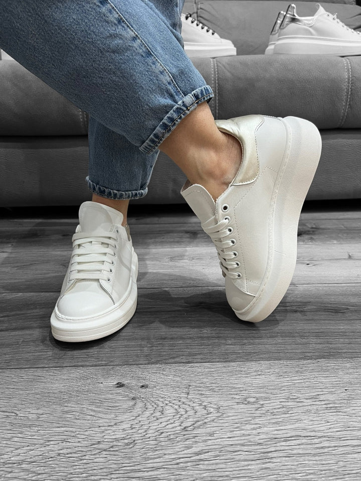 Sneakers Flamy Platform – Made In Italy Vera Pelle 7 Colori - PinUp Shoes