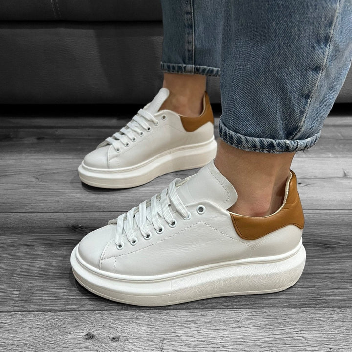 Sneakers Flamy Platform – Made In Italy Vera Pelle 7 Colori - PinUp Shoes