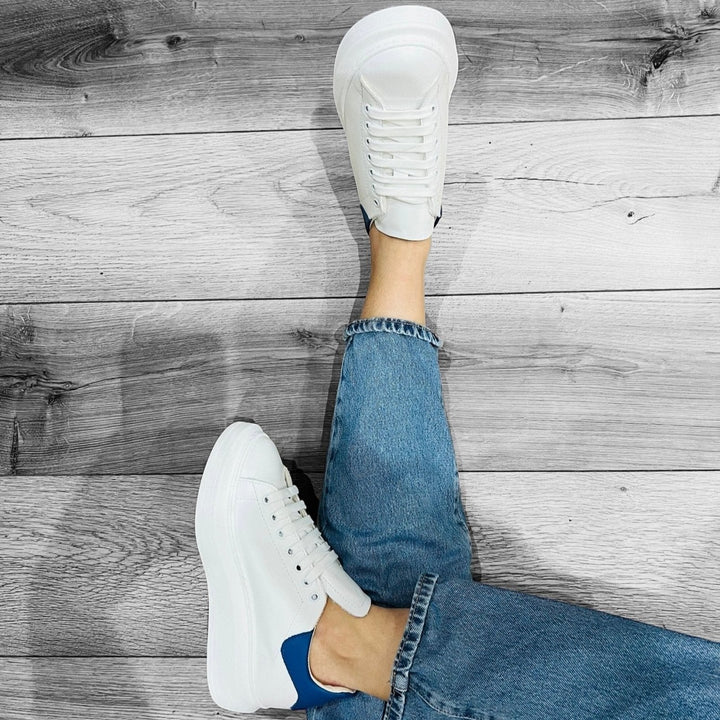 Sneakers Flamy Platform – Made In Italy Vera Pelle 7 Colori - PinUp Shoes