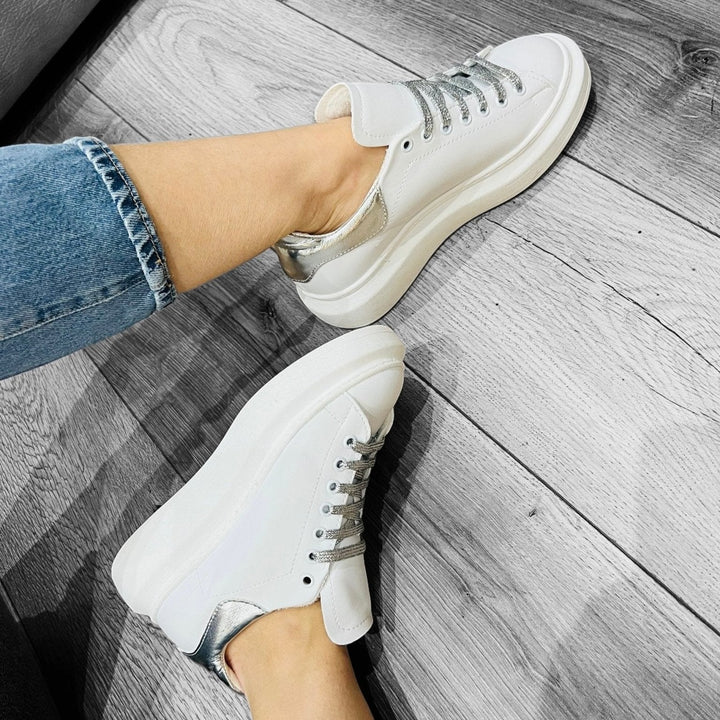 Sneakers Flamy Platform – Made In Italy Vera Pelle 7 Colori - PinUp Shoes