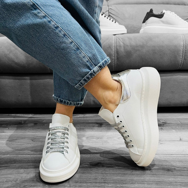 Sneakers Flamy Platform – Made In Italy Vera Pelle 7 Colori - PinUp Shoes