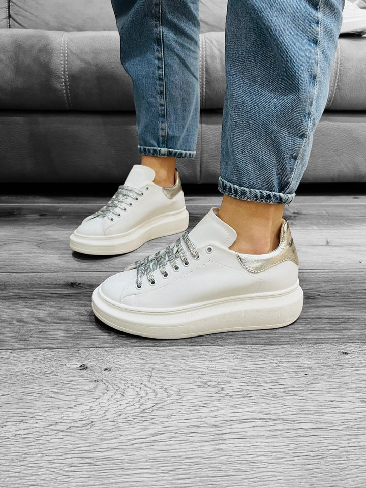 Sneakers Flamy Platform – Made In Italy Vera Pelle 7 Colori - PinUp Shoes