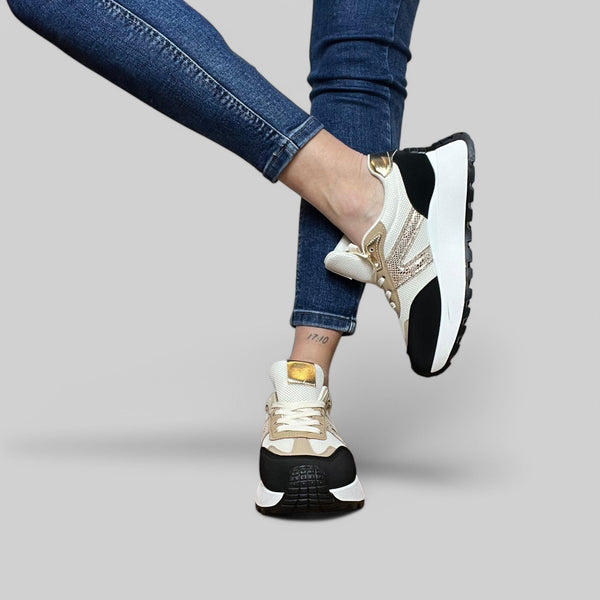 Sneakers Vale Platform Bicolore - Sporty - Chic - PinUp Shoes