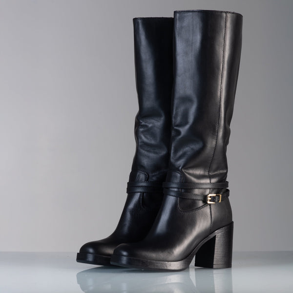 Stivali Alti Cracovia - In Vera Pelle Made in Italy - PinUp Shoes