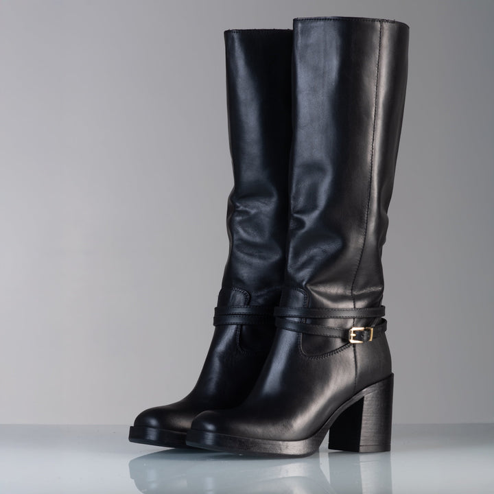 Stivali Alti Cracovia - In Vera Pelle Made in Italy - PinUp Shoes