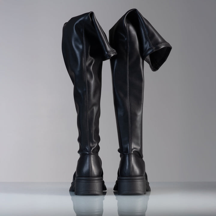 Stivali Alti Lulù - In Vera Pelle Made in Italy - PinUp Shoes