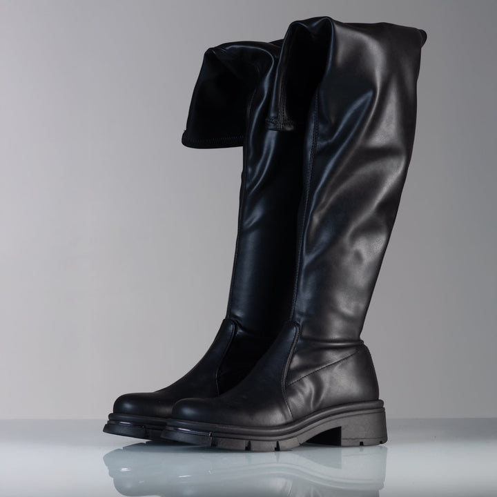 Stivali Alti Lulù - In Vera Pelle Made in Italy - PinUp Shoes