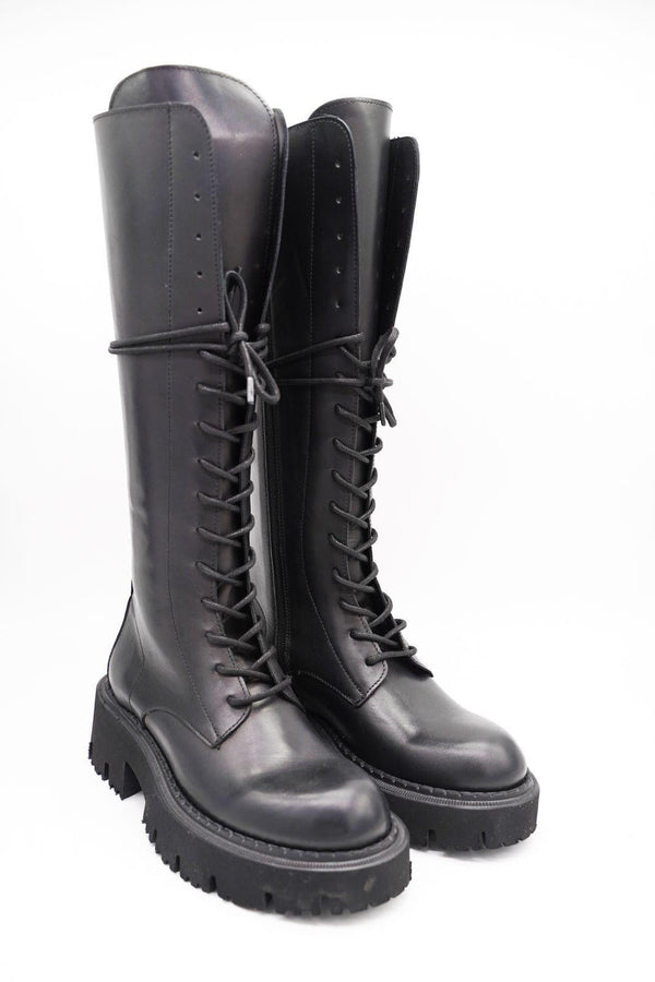 Stivali Alti Rebi - In pelle Made In Italy - PinUp Shoes