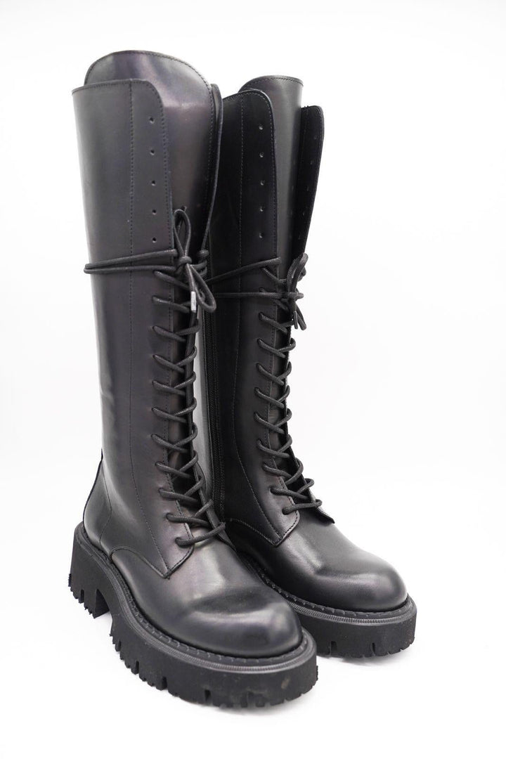 Stivali Alti Rebi - In pelle Made In Italy - PinUp Shoes