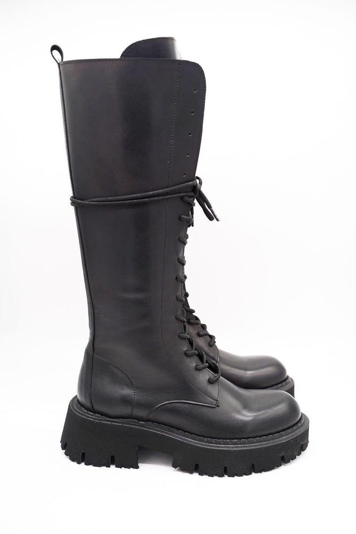 Stivali Alti Rebi - In pelle Made In Italy - PinUp Shoes