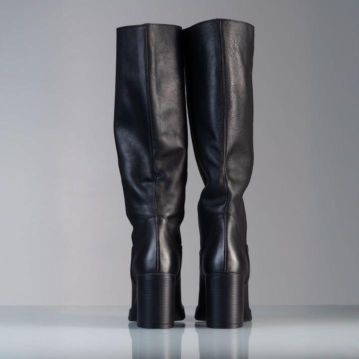 Stivali Alti Vittoria - In Vera Pelle Made in Italy - PinUp Shoes