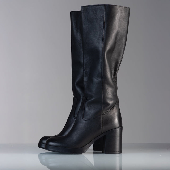 Stivali Alti Vittoria - In Vera Pelle Made in Italy - PinUp Shoes