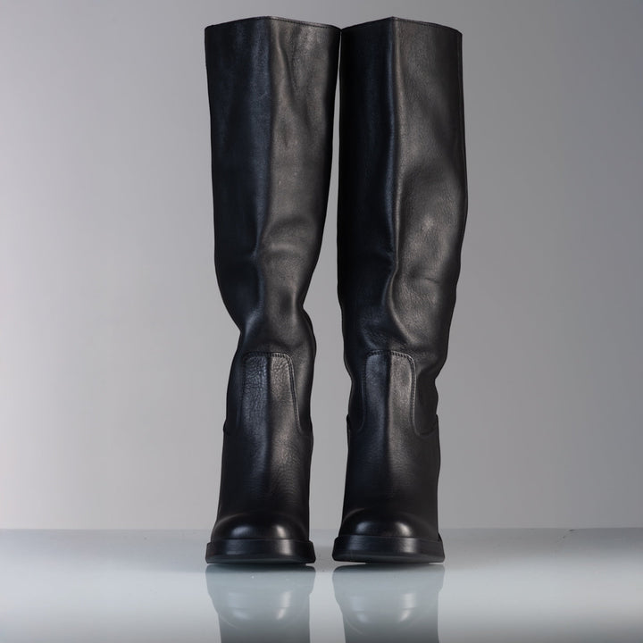 Stivali Alti Vittoria - In Vera Pelle Made in Italy - PinUp Shoes