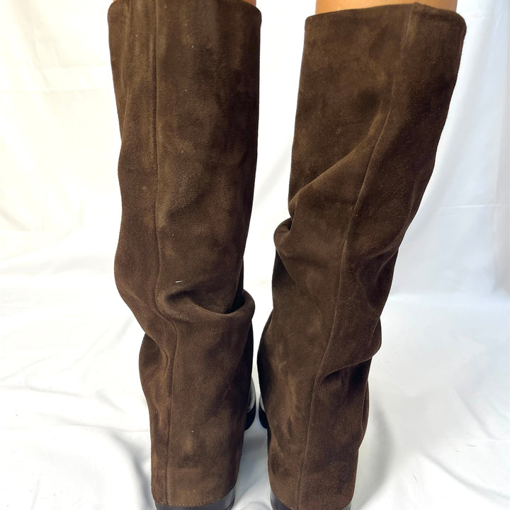 Stivali Rodeo In Camoscio Made In Italy - PinUp Shoes