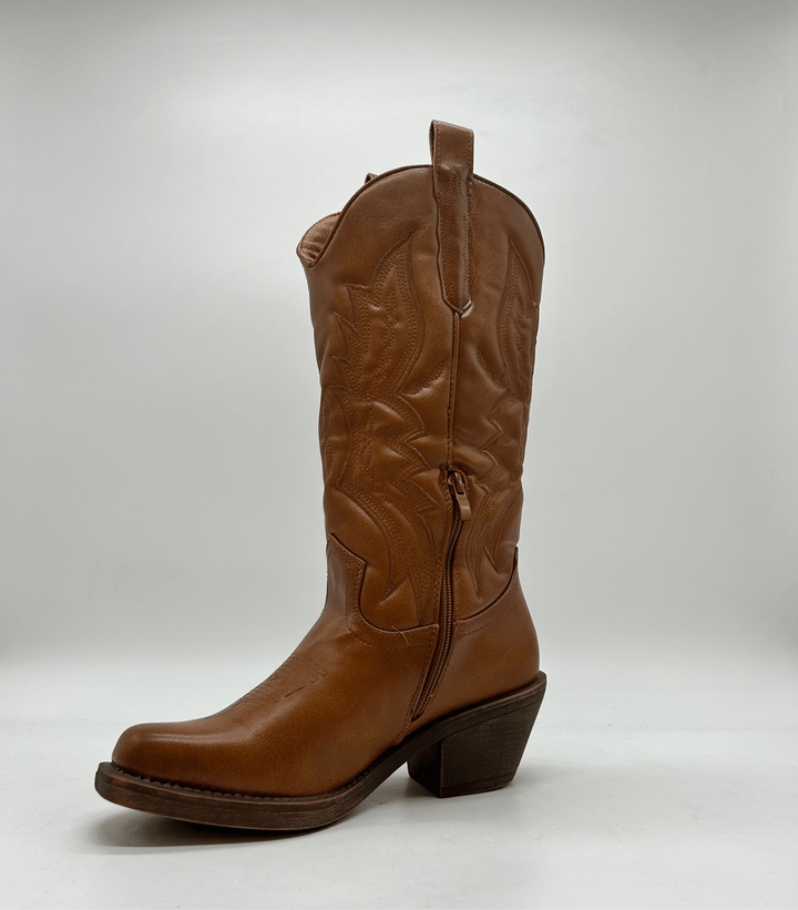 Stivali Texani Punta Quadrata - Super Soft - PinUp Shoes