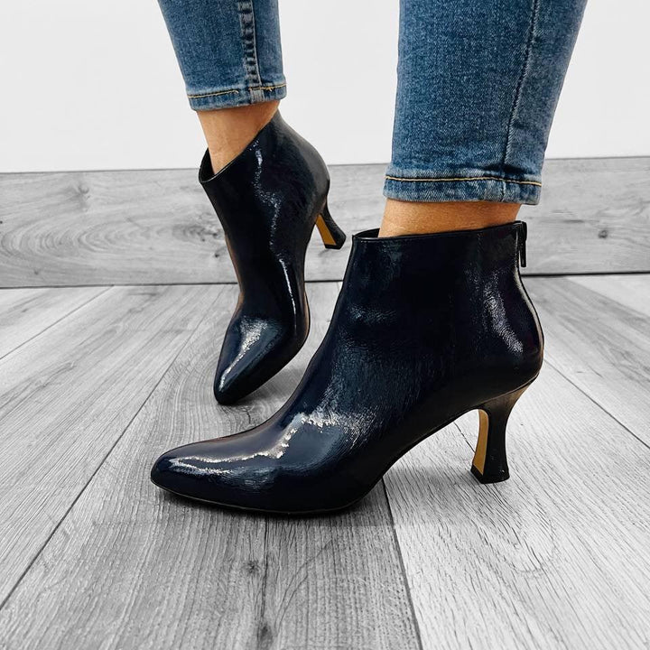 Tronchetti T01 Laminato/Naplak - Vera Pelle Made in Italy - Vari Colori - PinUp Shoes