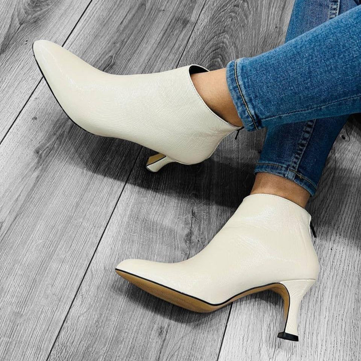 Tronchetti T01 Laminato/Naplak - Vera Pelle Made in Italy - Vari Colori - PinUp Shoes