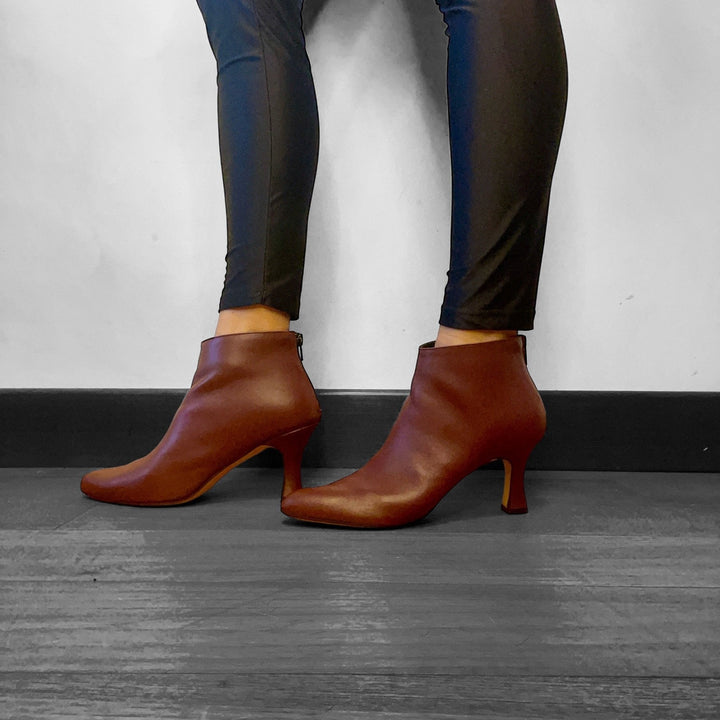 Tronchetti T01 Laminato/Naplak - Vera Pelle Made in Italy - Vari Colori - PinUp Shoes