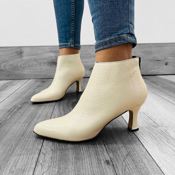 Tronchetti T01 Laminato/Naplak - Vera Pelle Made in Italy - Vari Colori - PinUp Shoes