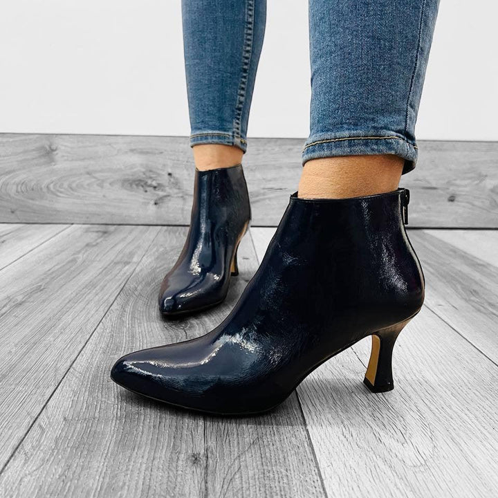 Tronchetti T01 Laminato/Naplak - Vera Pelle Made in Italy - Vari Colori - PinUp Shoes