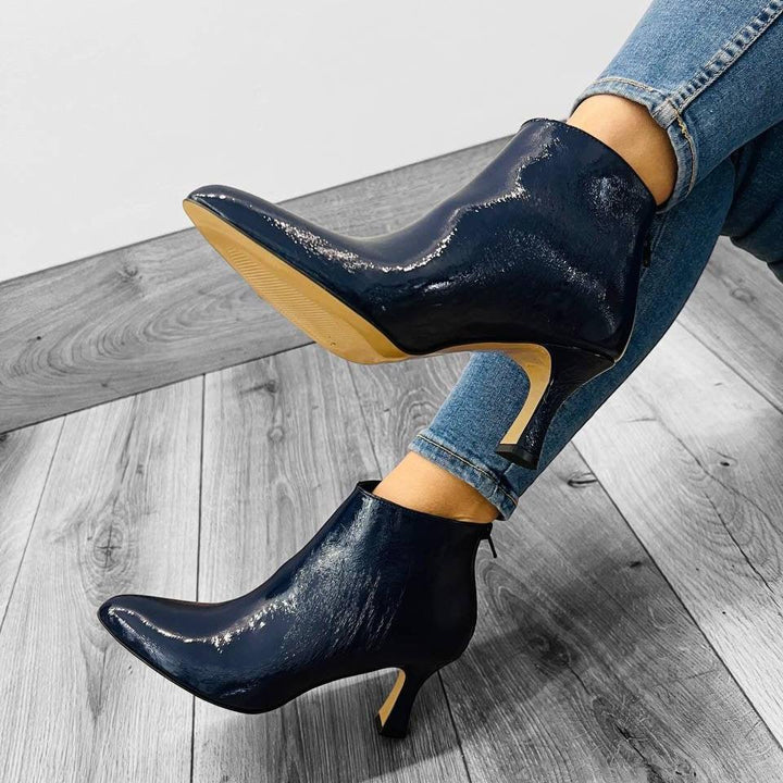 Tronchetti T01 Laminato/Naplak - Vera Pelle Made in Italy - Vari Colori - PinUp Shoes