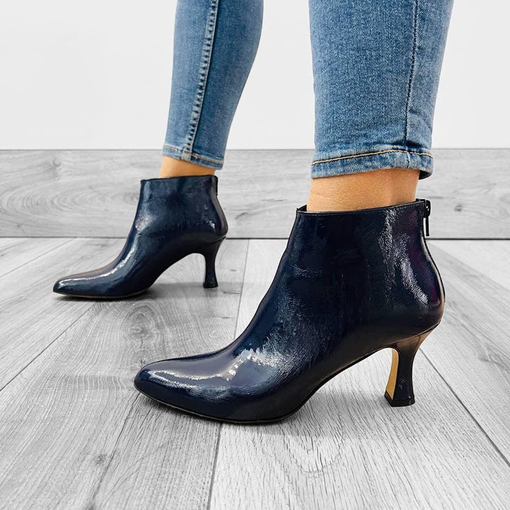 Tronchetti T01 Laminato/Naplak - Vera Pelle Made in Italy - Vari Colori - PinUp Shoes