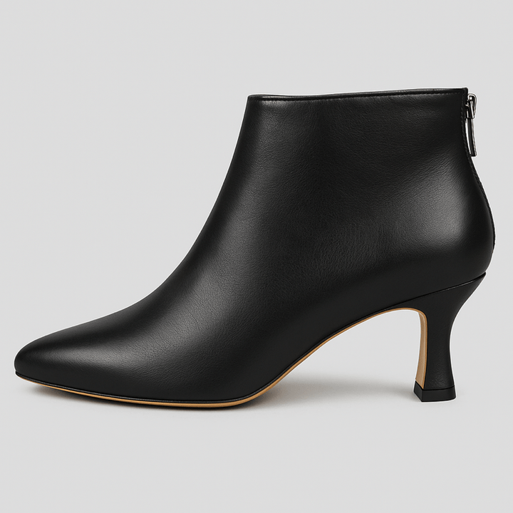 Tronchetti T01 Tacco Rocchetto 5 Cm - Vera Pelle Made in Italy Vari Colori - PinUp Shoes