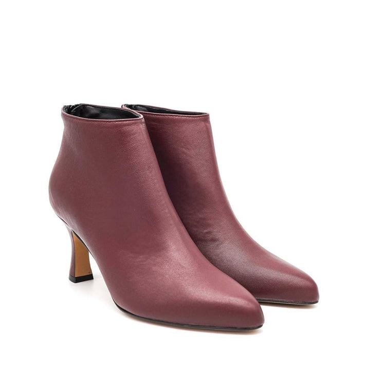 Tronchetti T01 Tacco Rocchetto 5 Cm - Vera Pelle Made in Italy Vari Colori - PinUp Shoes