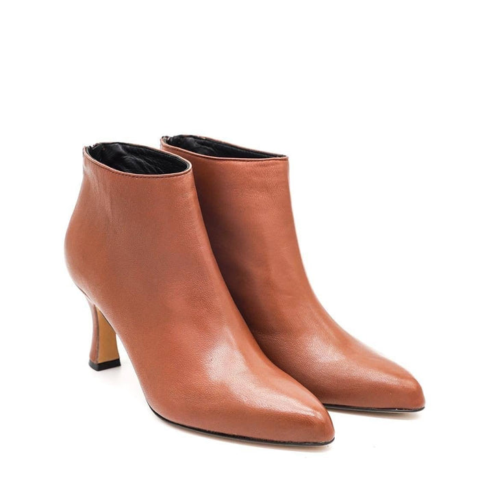 Tronchetti T01 Tacco Rocchetto 5 Cm - Vera Pelle Made in Italy Vari Colori - PinUp Shoes