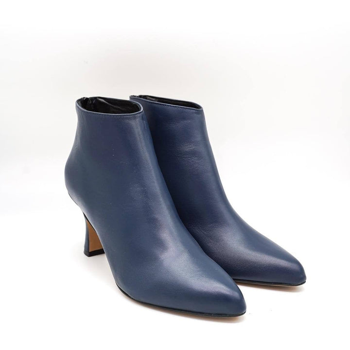 Tronchetti T01 Tacco Rocchetto 5 Cm - Vera Pelle Made in Italy Vari Colori - PinUp Shoes