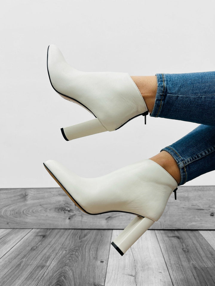 Tronchetti Tacco 9cm T90 - Made in Italy - Vera Pelle Nappa - PinUp Shoes