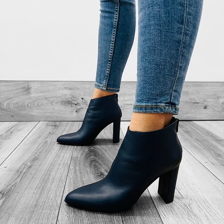 Tronchetti Tacco 9cm T90 - Made in Italy - Vera Pelle Nappa - PinUp Shoes