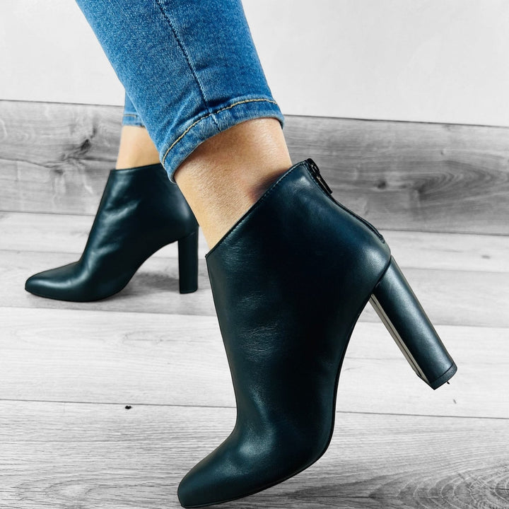 Tronchetti Tacco 9cm T90 - Made in Italy - Vera Pelle Nappa - PinUp Shoes