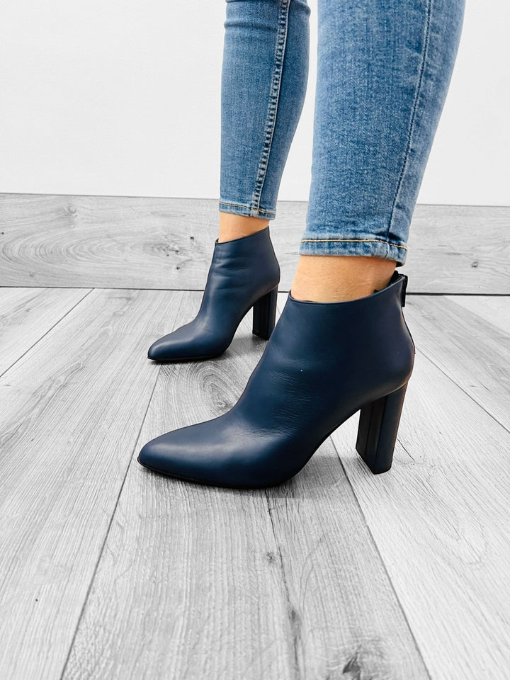 Tronchetti Tacco 9cm T90 - Made in Italy - Vera Pelle Nappa - PinUp Shoes