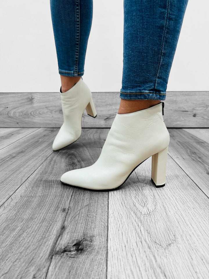 Tronchetti Tacco 9cm T90 - Made in Italy - Vera Pelle Nappa - PinUp Shoes