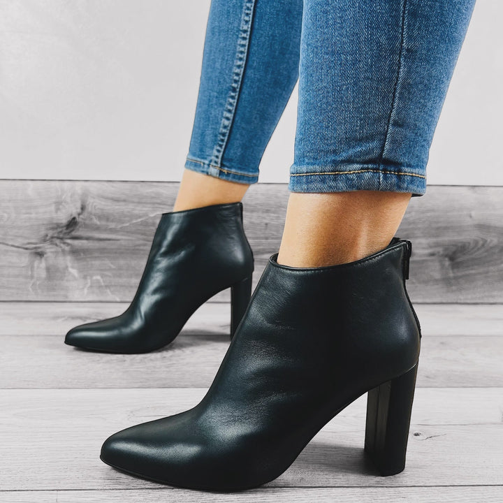 Tronchetti Tacco 9cm T90 - Made in Italy - Vera Pelle Nappa - PinUp Shoes