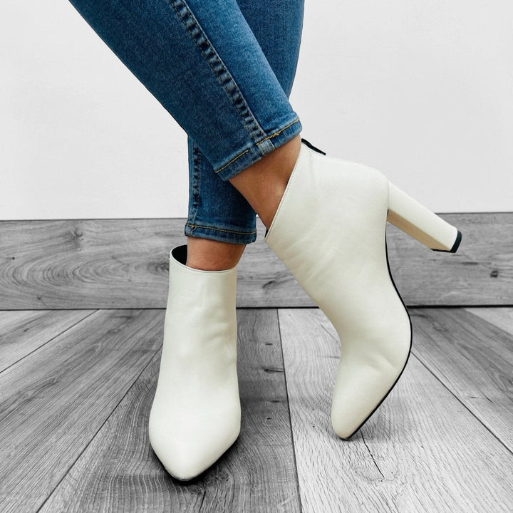 Tronchetti Tacco 9cm T90 - Made in Italy - Vera Pelle Nappa - PinUp Shoes