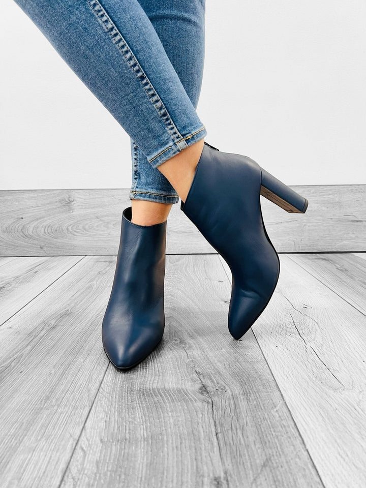 Tronchetti Tacco 9cm T90 - Made in Italy - Vera Pelle Nappa - PinUp Shoes