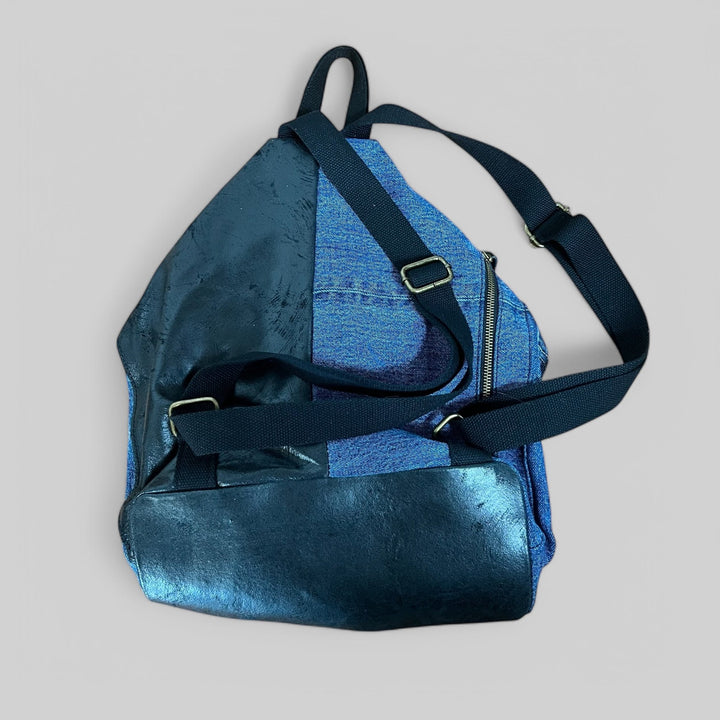 Zaino Vintage Denim/Pelle - PinUp Shoes